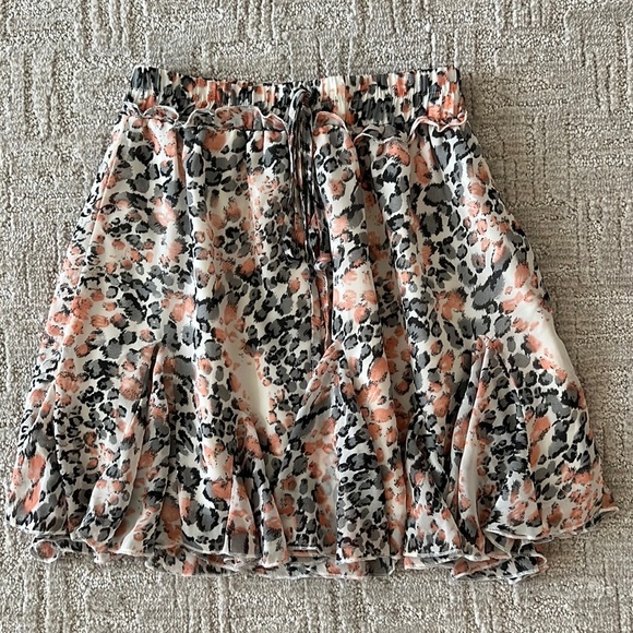 Floral leopard skirt - Picture 2 of 3